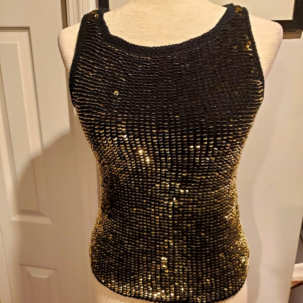Caché Sequin Top